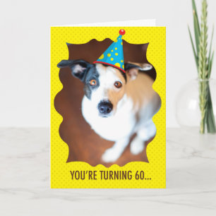 Cumples 60 años con tarjeta