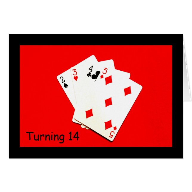 ¡Cumplir 14 Años Es Un Gran Asunto! (Anverso (Horizontal))