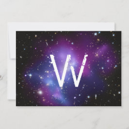Cúmulo de Galaxias Púrpura Monogramado