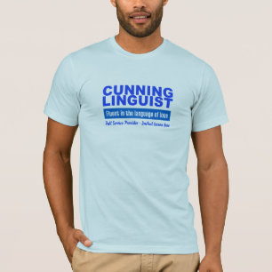 Cunando Camisa Lingüista - elegir estilo, color