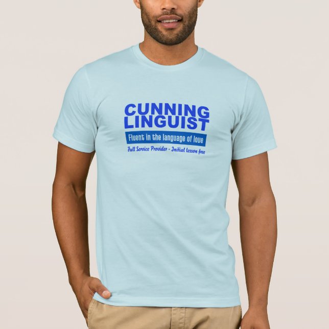 Cunando Camisa Lingüista - elegir estilo, color (Anverso)