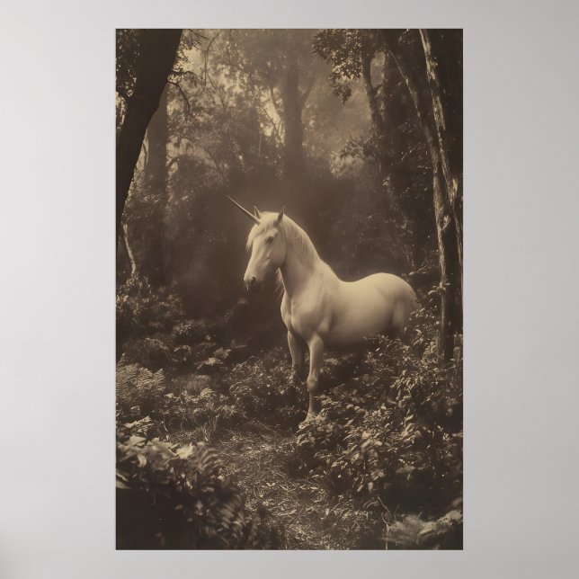 Cunicornio en la impresión de fotografía de la sel (Frente)