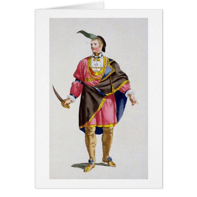 Cunne Shote, jefe del Cherokees, 1780 (coloure (Frente)