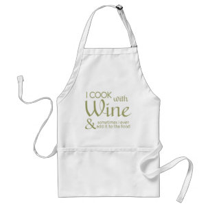 Cuota de vinos delantal