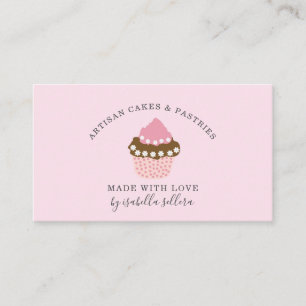 Cupakes Bakery Pastry Chef tarjeta de visita