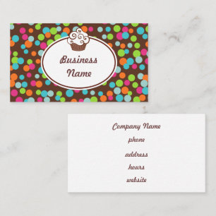 Cupakes Sprinkels tarjetas de presentación
