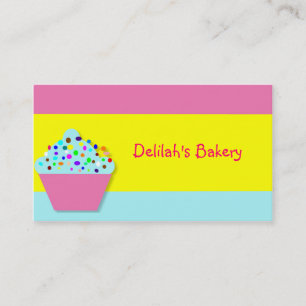 Cupcake Cupcake Panadería Tarjetas de visita
