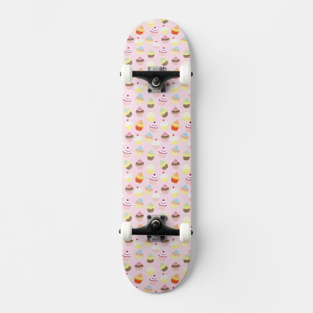 Cupcake Fiesta Skateboard (Anverso)