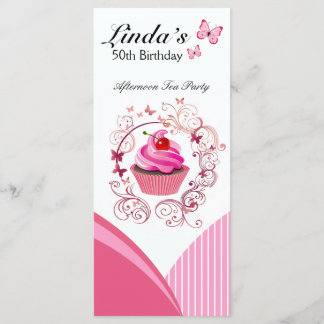 "Cupcake Heaven" - Menú de postre pastelero de Mod