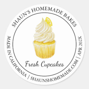Cupcakes Baking Etiqueta moderna