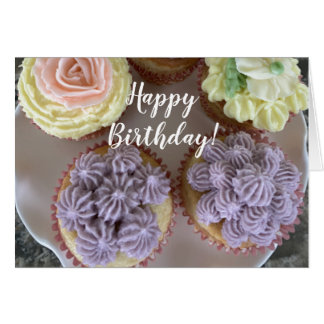 Cupcakes De Buttercream Con Tubería Para Tu Cumple