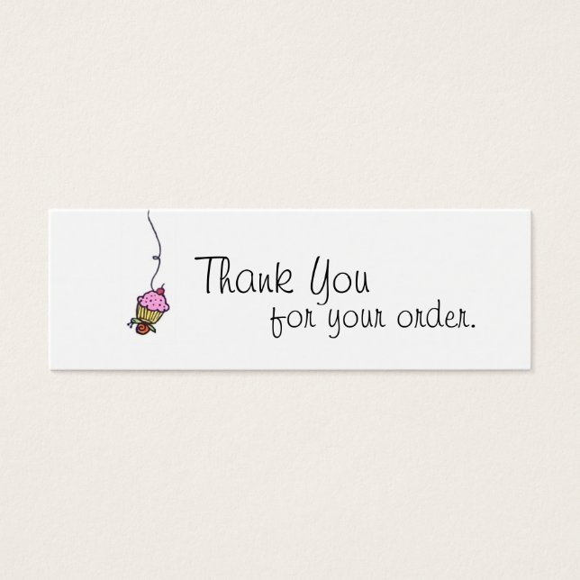Cupcakes Gracias Etiqueta (Frente)