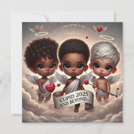 Cupid 2025 Y Más Allá De Trio CupidFlat Tarjeta De