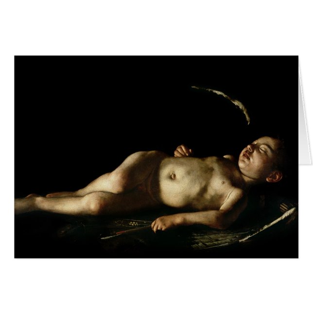Cupid el dormir, 1608 (Anverso (Horizontal))