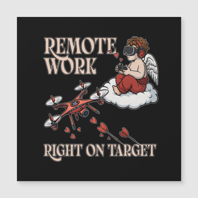 Cupid Remote Work, Valentine’s Day (Anverso)