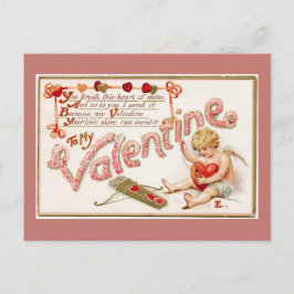 Cupido Corazón Para Mi Postales Rosa De San Valent