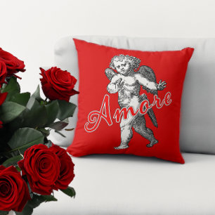 Cupido en el amor Cojín decorativo romántico
