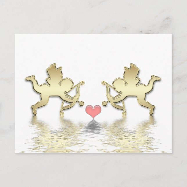 cupidos postal o invitación (Anverso)