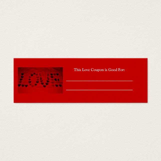 Cupón de amor 3 (Frente)