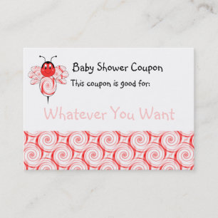 Cupón de Baby Shower de Sweet Bee Bumble