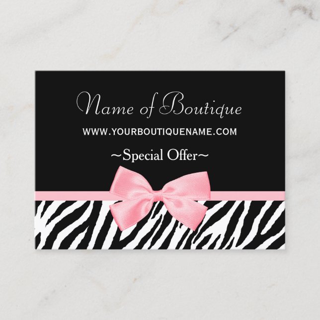 Cupón de descuento de cinta rosa de luz Boutique d (Anverso)