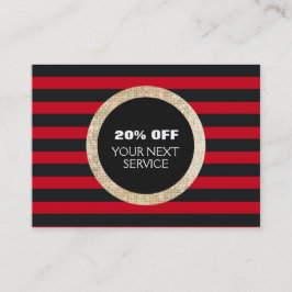 Cupón de descuento de la peluquería de las Secuenc