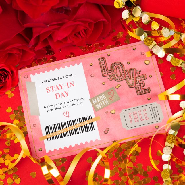 Cupón de Día de San Valentín para Parejas de Amor (Subido por el creador)