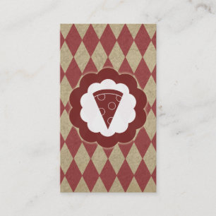 cupón de la pizza del vintage