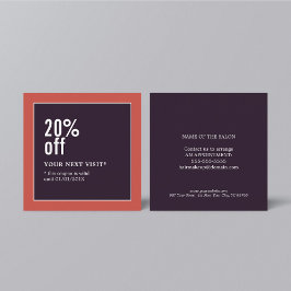 Cupón de moda moderno y elegante