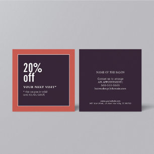 Cupón de moda moderno y elegante