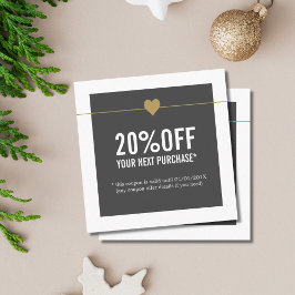 Cupón de salón de belleza simple y elegante