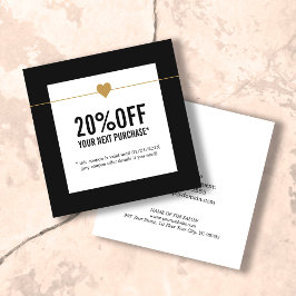 Cupón de salón de belleza simple y elegante