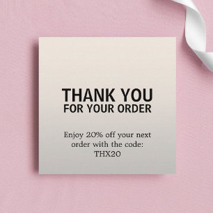 Cupón de tarjetas Guay Elegant Bold Silver