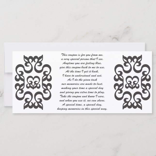 Cupón para dar (Anverso)