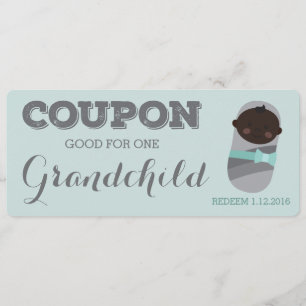 Cupón para la Invitación de embarazo de nietos