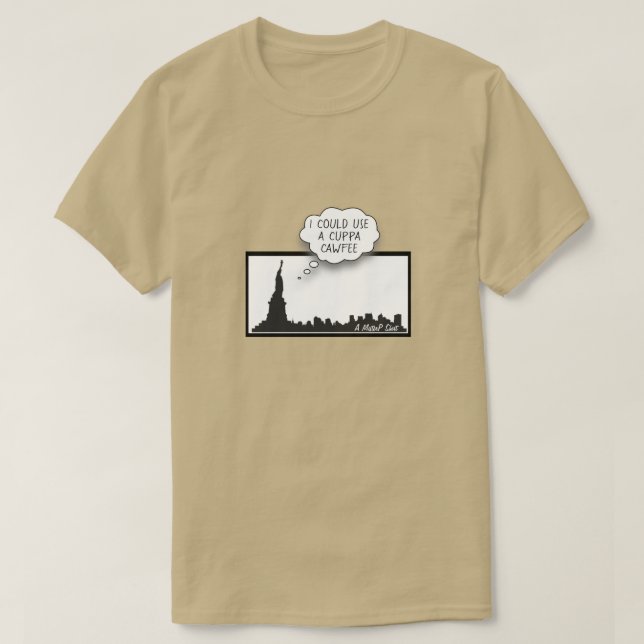 Cuppa Cawfee - Una camiseta de MisterP (Diseño del anverso)