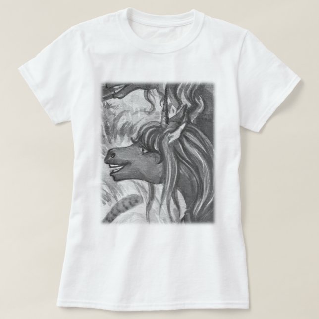 Cuprum - Camiseta de perfil BW (Diseño del anverso)