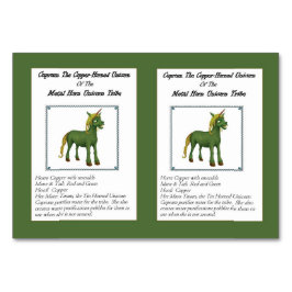 Cuprum La Tarjeta De Comercio Unicornio Cupino