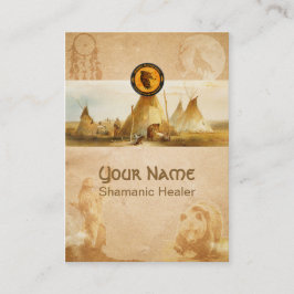 Cura de Shamanic - tarjeta de visita