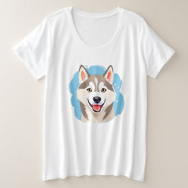 Cura Siberian Husky Dog Wolf Funny huskies Perro M
