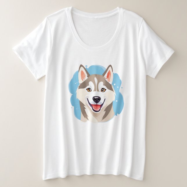 Cura Siberian Husky Dog Wolf Funny huskies Perro M (Anverso del diseño)