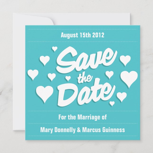 Curacao Salven la invitación de los corazones de f (Anverso)