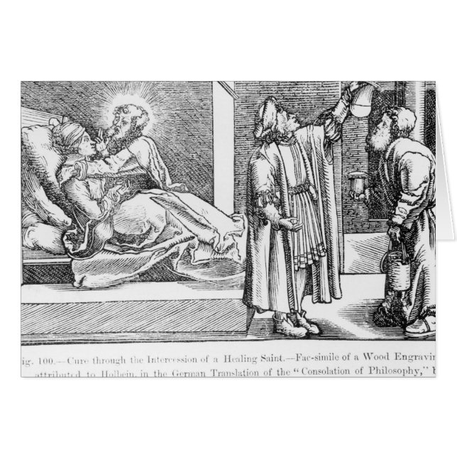 Curación con la intercesión de una cura (Anverso (Horizontal))