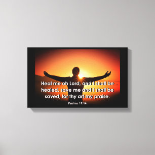 Curación - Lienzo envuelto premium (brillante)