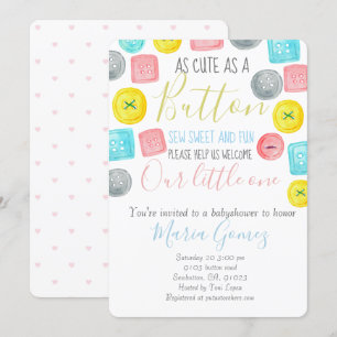 Curado como una invitación de una ducha de bebé bo
