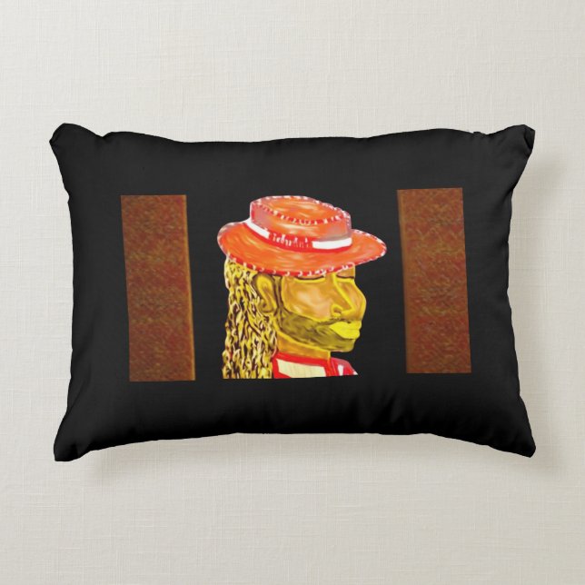 "Curador moderno" Almohada de acento lumbar (Anverso)