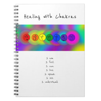 Curando con cuaderno de espiral de Chakras