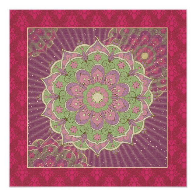 Curando Mandala - Poster (Anverso)