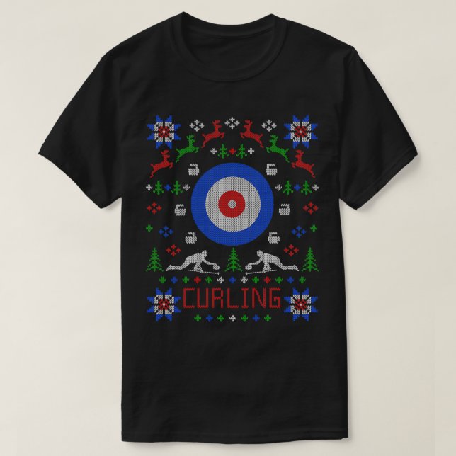 Curando Navidades de fans Navidades feos suéter cu (Diseño del anverso)