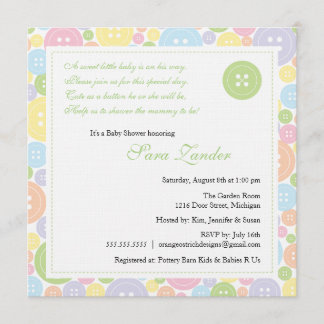 Curar como una invitación de Baby Shower neutral d